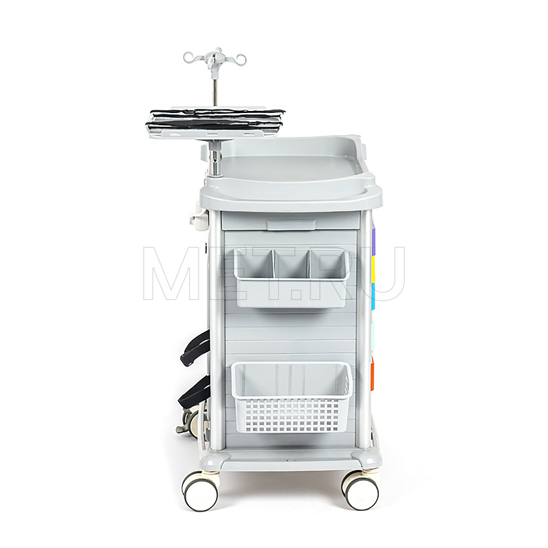 МЕТ PSC-170 Стол реаниматолога с цветовой кодировкой МЕТ